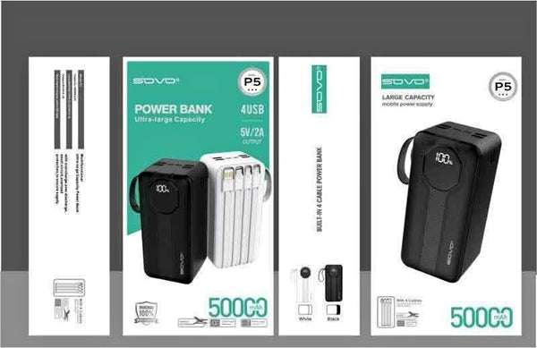 Power banks 20 000–30 000 mAh